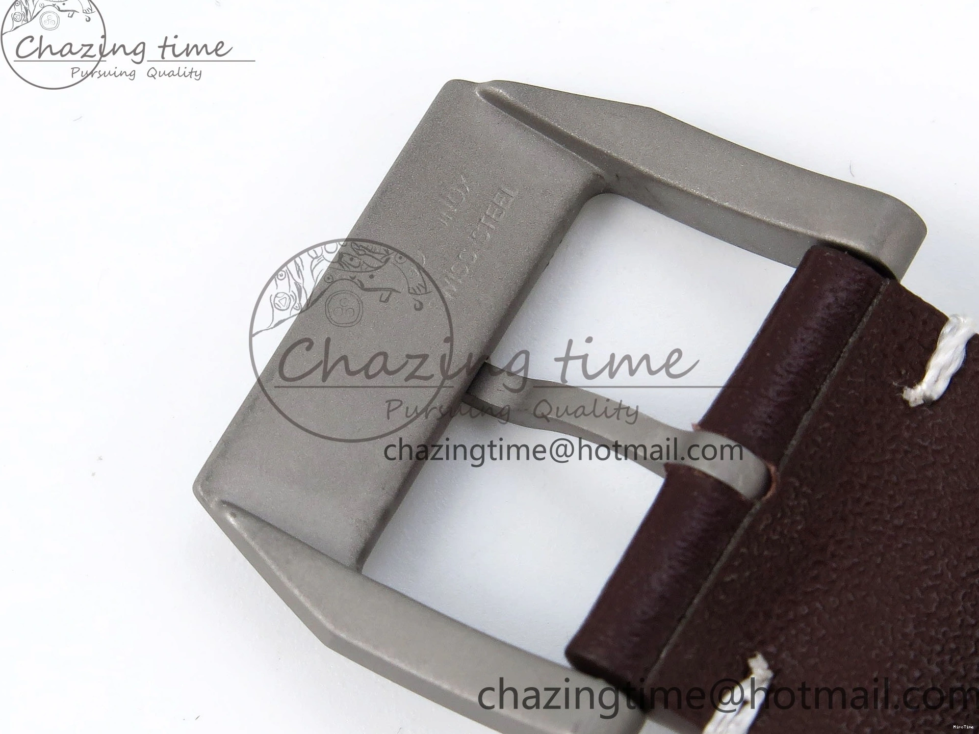MIROTIME 0515 Pilot Mark XVIII Titanium BLSF 1:1 Best Edition Black Dial on Brown Leather Strap MIYOTA Popular 7020